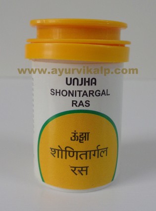 Unjha Pharmacy, SHONITARGAL RAS, 60 Tablets, Bleeding Piles and Diarrhea
